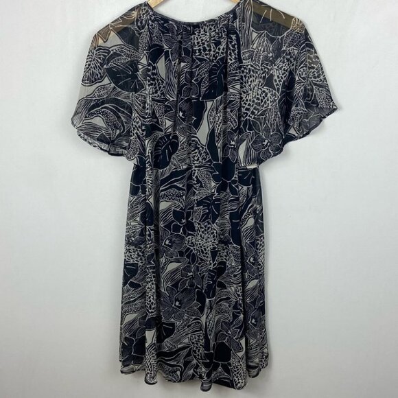 NWT Show Me Your Mumu Floral Print Flutter Hippie Boho Mini Dress Short Sleeves - Picture 12 of 12